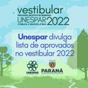 Unespar divulga lista de aprovados no Vestibular 2022
