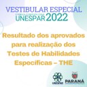 Unespar divulga lista de aprovados para o THE