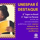 Apenas 22 universidades públicas, dentre um total de 103 com mais de 5 mil alunos com matrícula em exercício, tem uma taxa igual ou superior à média da representatividade feminina nacional Apenas 22 universidades públicas, dentre um total de 103 com mais de 5 mil alunos com matrícula em exercício, tem uma taxa igual ou superior à média da representatividade feminina nacional
