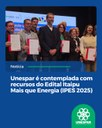 Unespar é contemplada com recursos do Edital Itaipu Mais que Energia (IPES 2025)