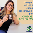 Caneca ecológica de fibra de coco