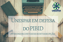 Unespar em defesa do PIBID