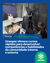 Cursos de curta duração para comunidade interna e externa 