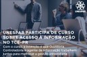 Unespar participa de curso sobre acesso à informação no TCE-PR