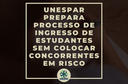 Unespar prepara processo de ingresso de estudantes sem colocar concorrentes em risco