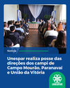 Unespar realiza posse das direções dos campi de Campo Mourão, Paranavaí e União da Vitória