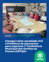 Unespar reúne sociedade civil e Prefeitura de Apucarana para organizar 1ª Conferência Municipal dos Direitos da Pessoa LGBTQIA+ Unespar reúne sociedade civil e Prefeitura de Apucarana para organizar 1ª Conferência Municipal dos Direitos da Pessoa LGBTQIA+