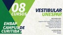 Cursos ofertados no campus de Curitiba I (Embap)