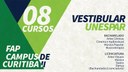 Cursos ofertados no campus de Curitiba II (FAP)