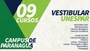 Cursos ofertados no campus de Paranaguá