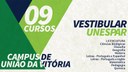 Cursos ofertados no campus de União da Vitória