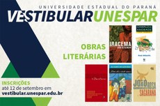 Neste ano, vestibular exige a leitura de 5 obras. Duas são novas e três já foram solicitadas no processo anterior