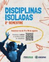 Cursos de graduação disponibilizam matrículas em disciplinas isoladas do 2º semestre