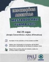 Inscrições abertas para pós em Ambientes Litorâneos e Insulares
