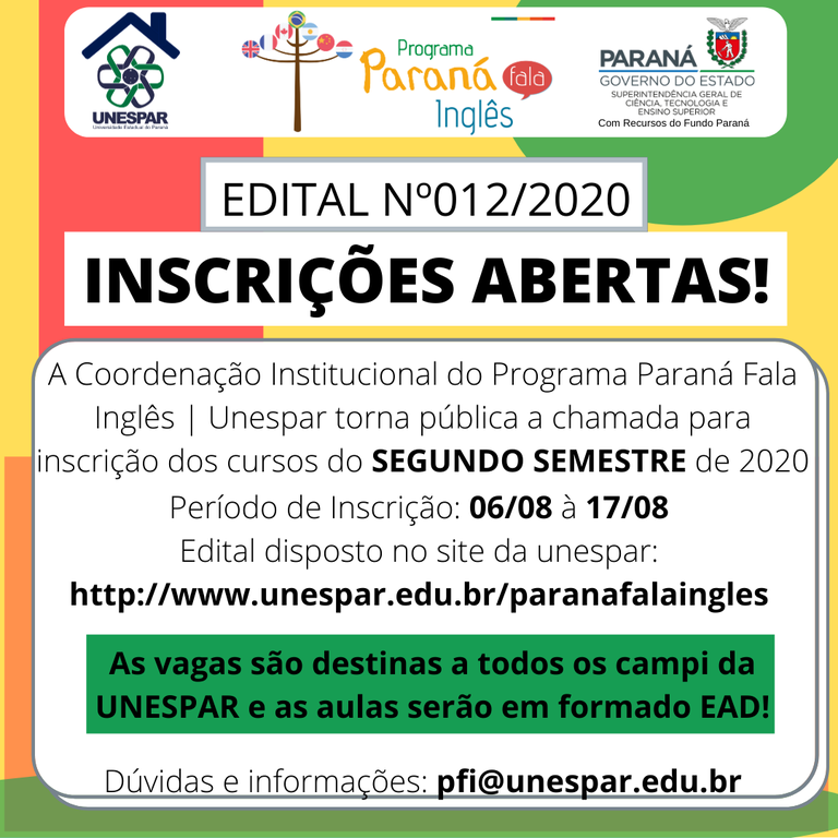 Incriçoes.2.semestre